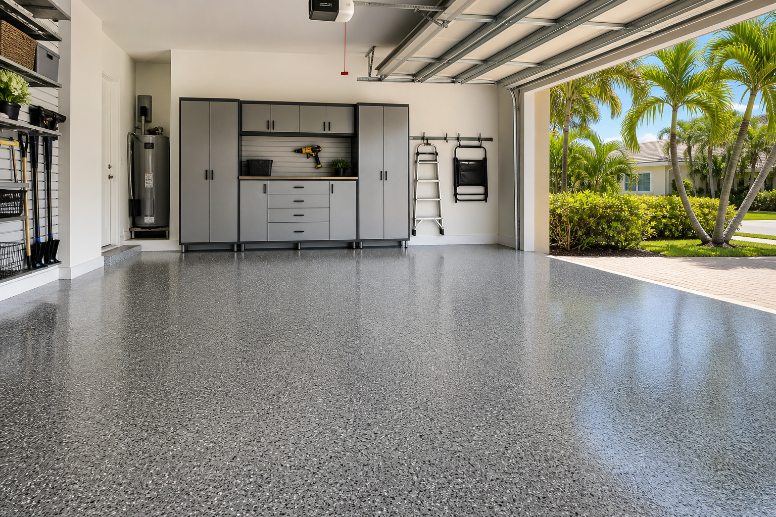 Epoxy vs Polyaspartic Garage Floors in Miami