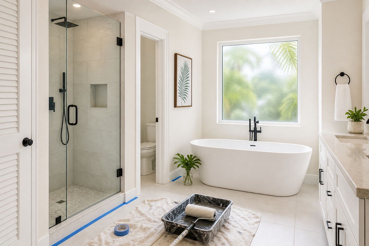 Mold-Resistant vs Regular Paint for Miami Baths